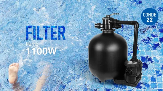 Starmatrix Conde 22 Schwimmbad-Sandfilter mit UV-Licht Druck-Sandfilter