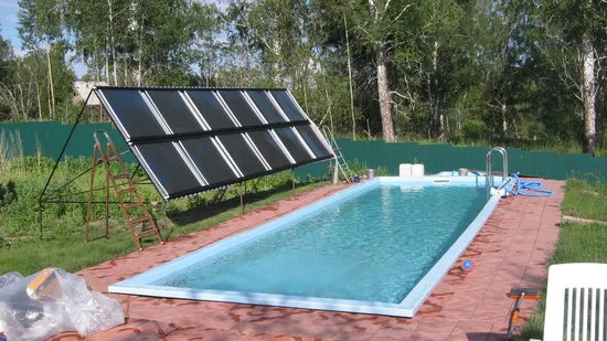 Solar-Schwimmbadheizung