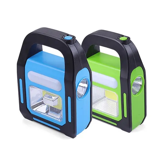 Tragbare multifunktionale USB wiederaufladbare LED-Arbeitsleuchte Solar Notfall Outdoor Camping Lampen
