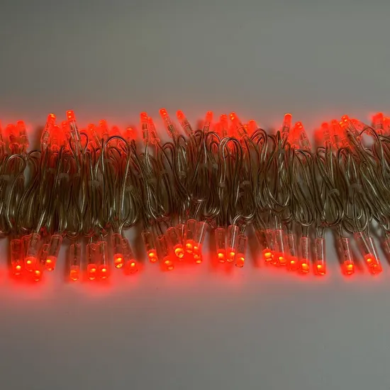 Hochwertige CE RoHS Weihnachtsfest Dekorative Park Straße Hochzeit Dekoration IP65 Gummi Outdoor Wasserdicht Weiß Schwarz Kabel LED String Weihnachtslicht